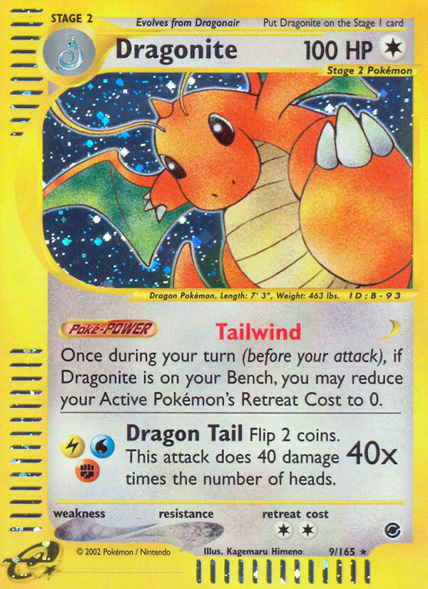 Dragonite (9/165) [Expedition: Base Set] | Anubis Games and Hobby