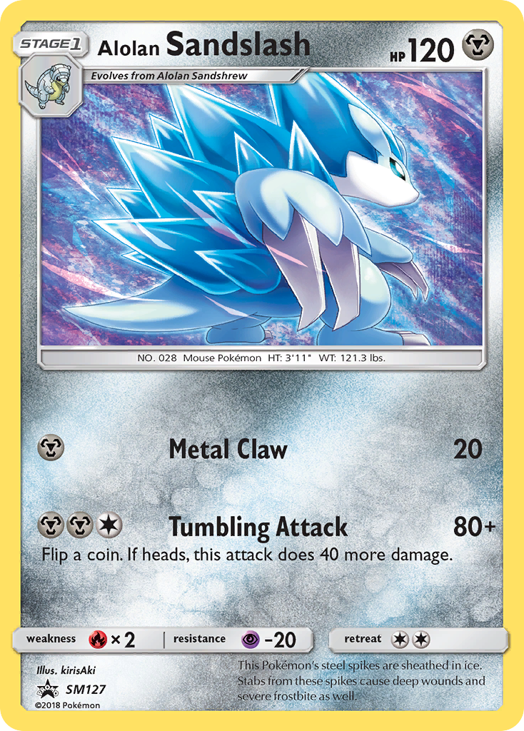 Alolan Sandslash (SM127) [Sun & Moon: Black Star Promos] | Anubis Games and Hobby