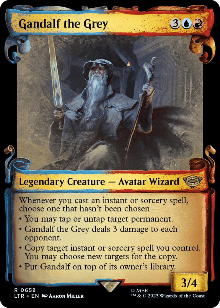 Gandalf the Grey [The Lord of the Rings: Tales of Middle-Earth Showcase Scrolls] | Anubis Games and Hobby