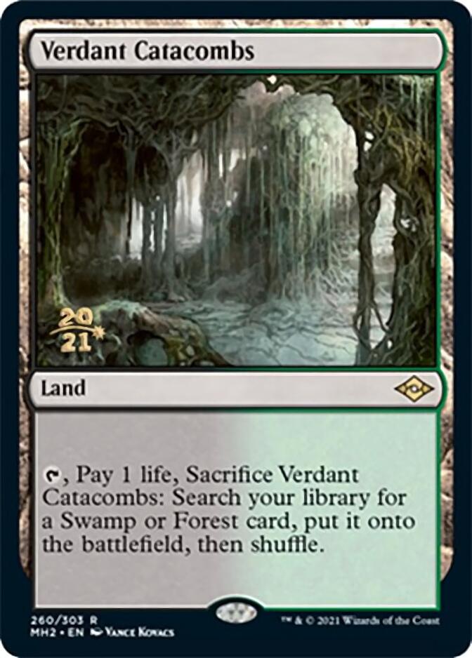 Verdant Catacombs [Modern Horizons 2 Prerelease Promos] | Anubis Games and Hobby