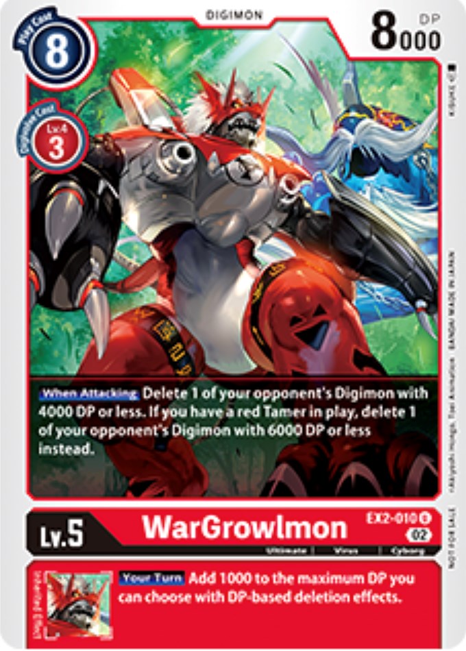 WarGrowlmon [EX2-010] (Tamer Party Vol. 6 Promo) [Digital Hazard Promos] | Anubis Games and Hobby