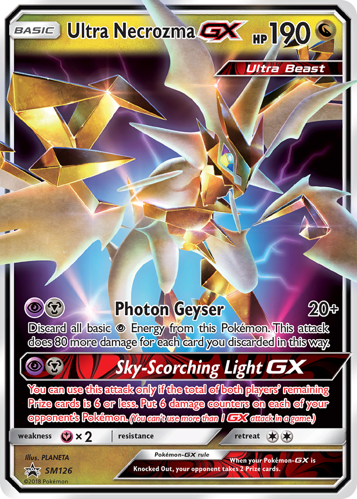 Ultra Necrozma GX (SM126) [Sun & Moon: Black Star Promos] | Anubis Games and Hobby