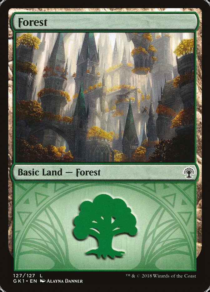 Forest (127) [Guilds of Ravnica Guild Kit] | Anubis Games and Hobby