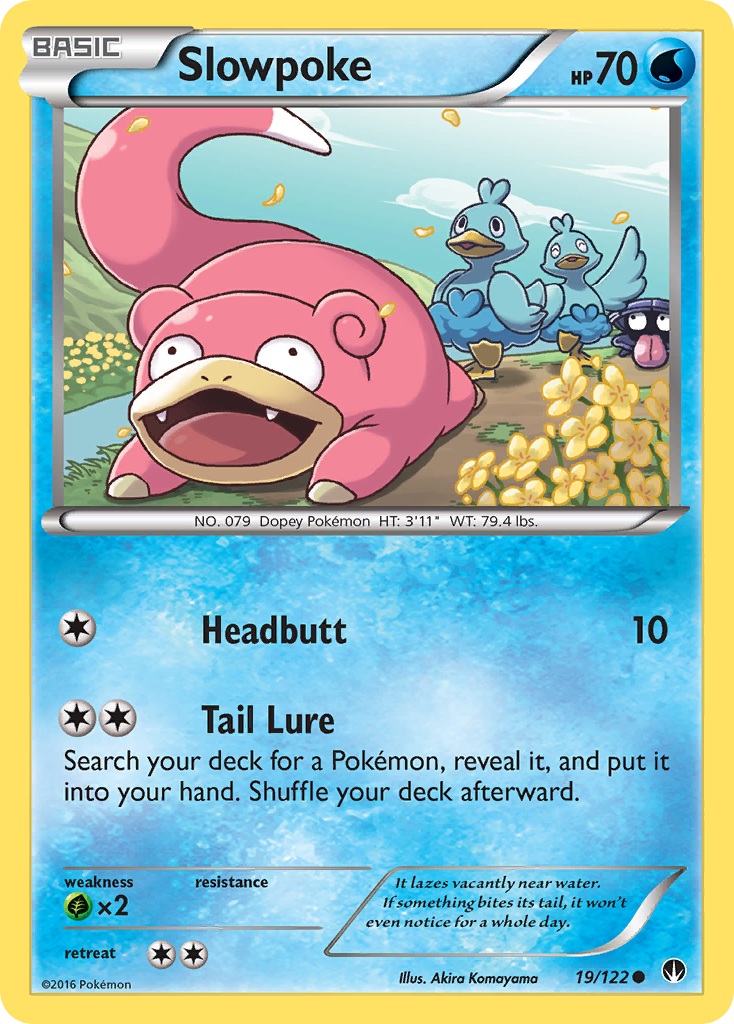 Slowpoke (19/122) [XY: BREAKpoint] | Anubis Games and Hobby