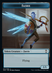 Faerie // Rogue Double-Sided Token [Streets of New Capenna Commander Tokens] | Anubis Games and Hobby