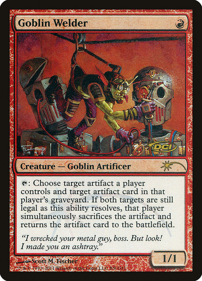 Goblin Welder [Judge Gift Cards 2011] | Anubis Games and Hobby