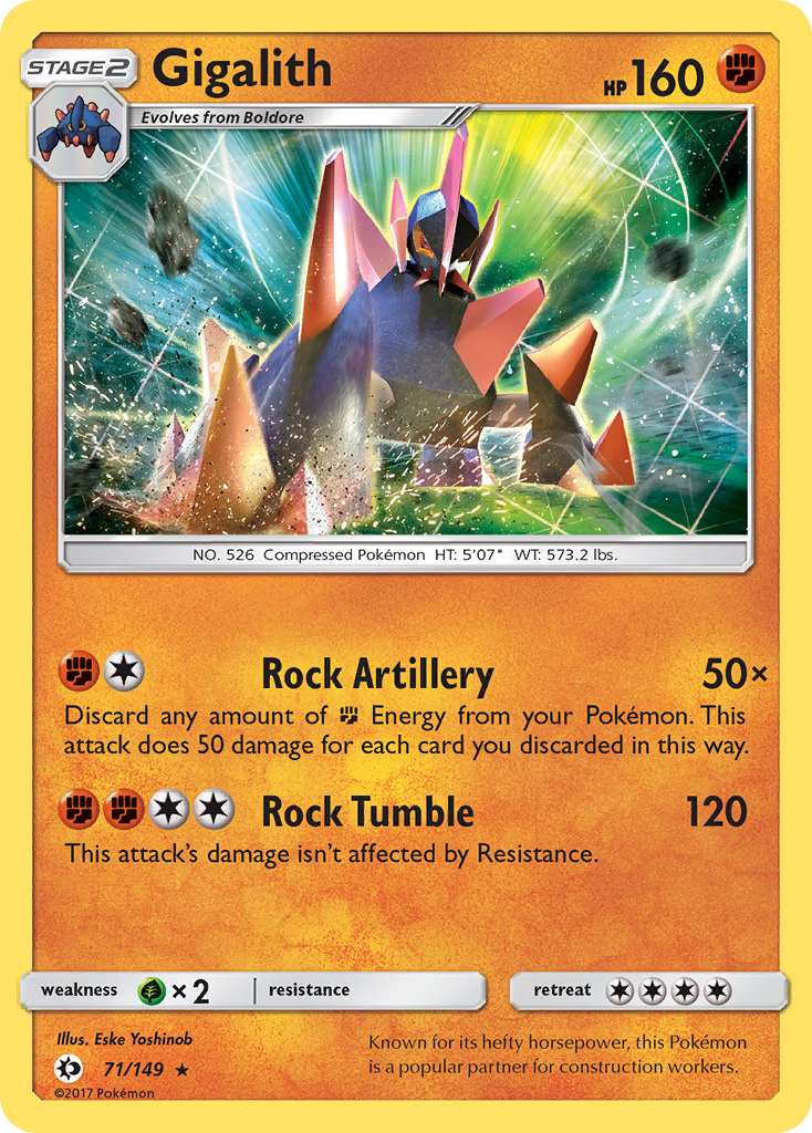 Gigalith (71/149) [Sun & Moon: Base Set] | Anubis Games and Hobby