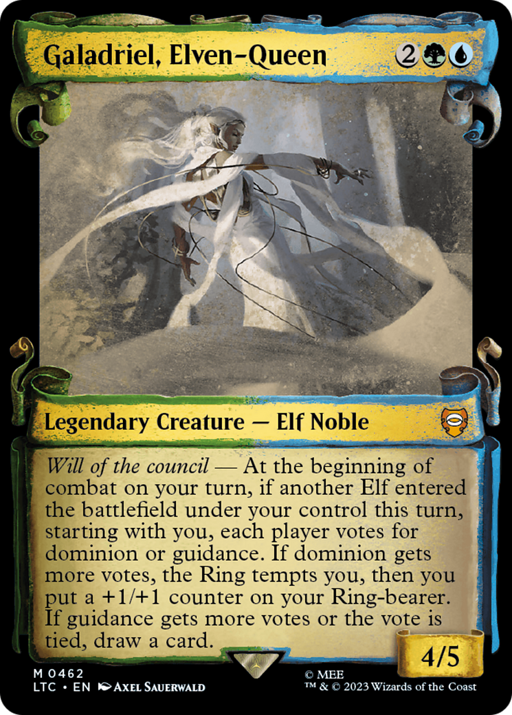 Galadriel, Elven-Queen [The Lord of the Rings: Tales of Middle-Earth Commander Showcase Scrolls] | Anubis Games and Hobby