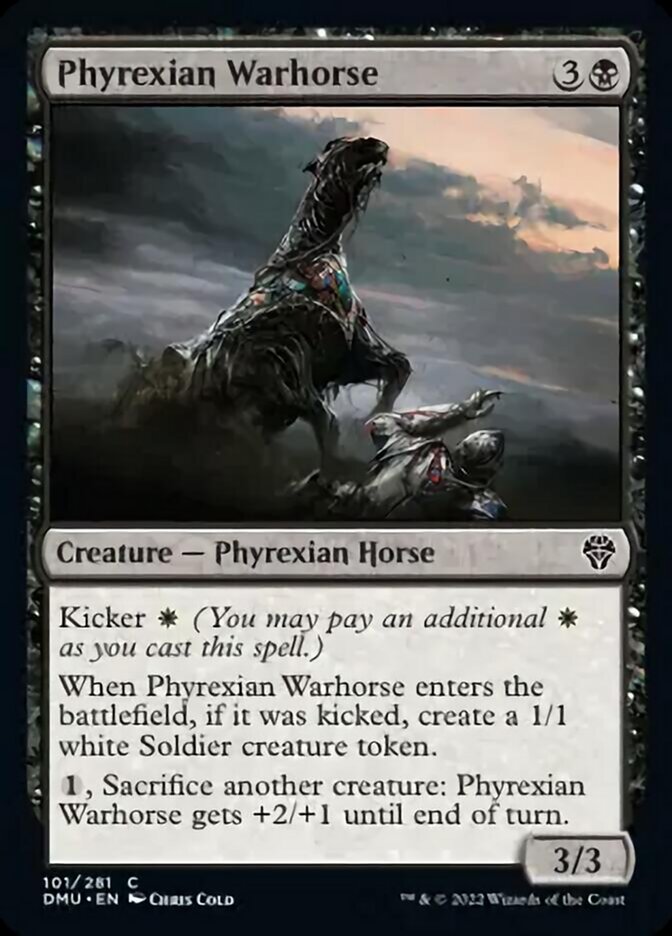 Phyrexian Warhorse [Dominaria United] | Anubis Games and Hobby