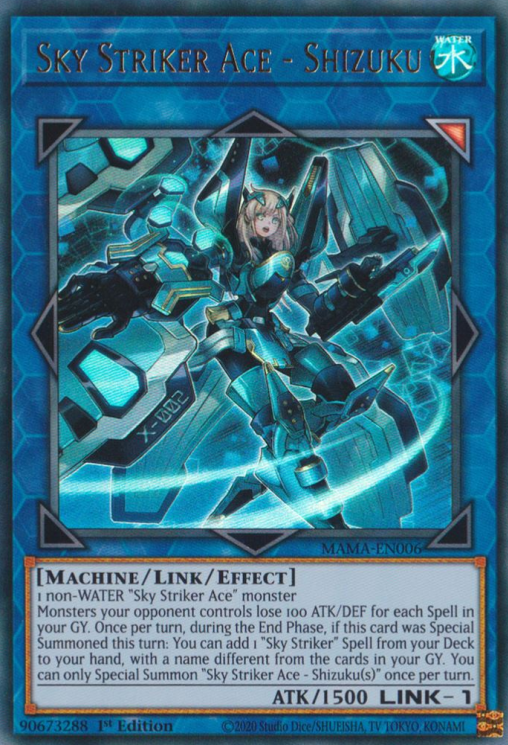 Sky Striker Ace - Shizuku [MAMA-EN006] Ultra Rare | Anubis Games and Hobby