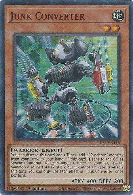 Junk Converter (Red) [LDS3-EN118] Ultra Rare | Anubis Games and Hobby