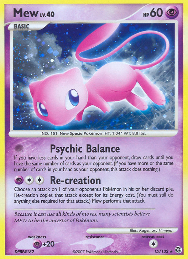 Mew (15/132) [Diamond & Pearl: Secret Wonders] | Anubis Games and Hobby