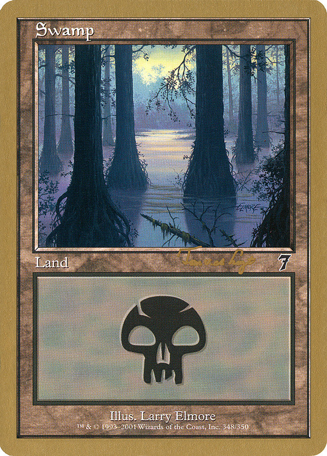 Swamp (tvdl348) (Tom van de Logt) [World Championship Decks 2001] | Anubis Games and Hobby