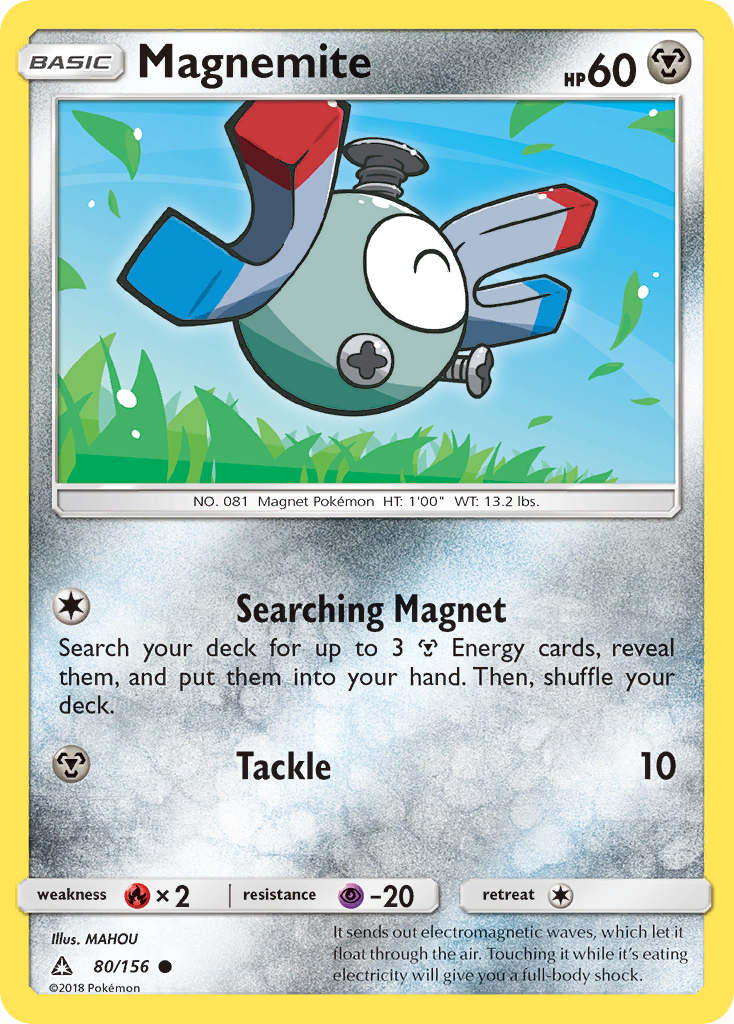 Magnemite (80/156) [Sun & Moon: Ultra Prism] | Anubis Games and Hobby