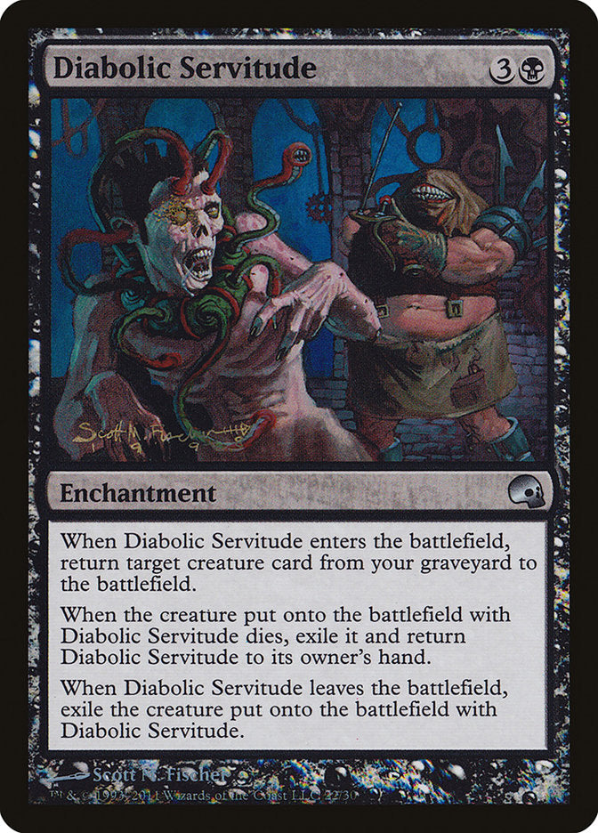 Diabolic Servitude [Premium Deck Series: Graveborn] | Anubis Games and Hobby