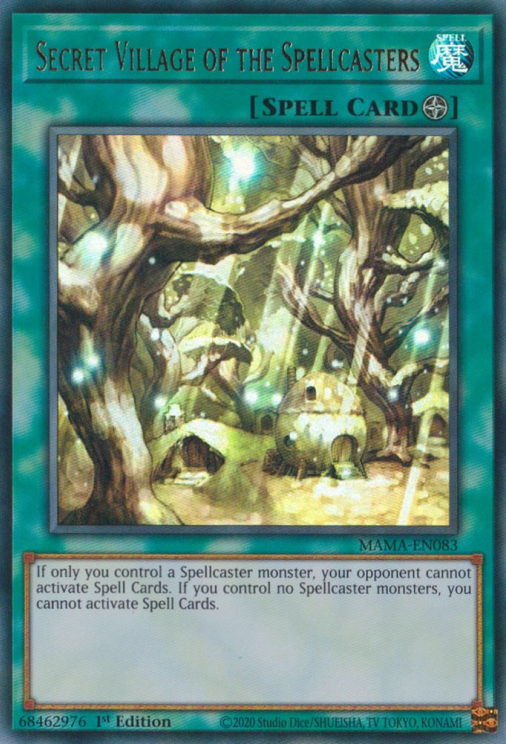 Secret Village of the Spellcasters [MAMA-EN083] Ultra Rare | Anubis Games and Hobby