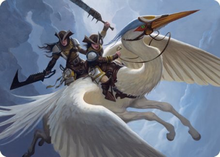 Gryffwing Cavalry Art Card [Innistrad: Crimson Vow Art Series] | Anubis Games and Hobby