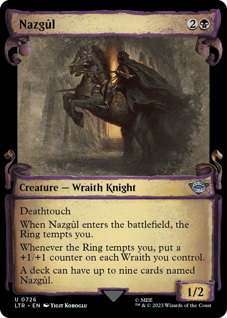 Nazgul (0726) [The Lord of the Rings: Tales of Middle-Earth Showcase Scrolls] | Anubis Games and Hobby