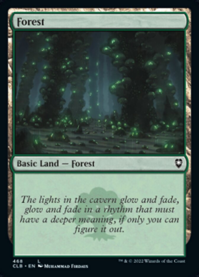 Forest (468) [Commander Legends: Battle for Baldur's Gate] | Anubis Games and Hobby