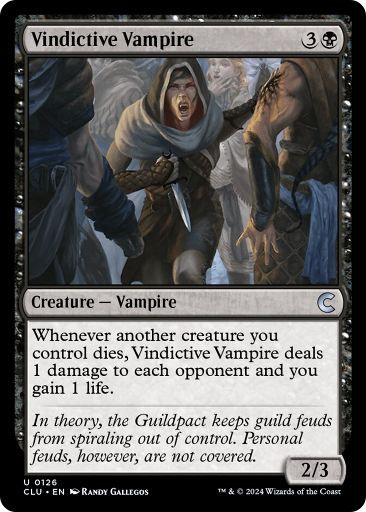 Vindictive Vampire [Ravnica: Clue Edition] | Anubis Games and Hobby