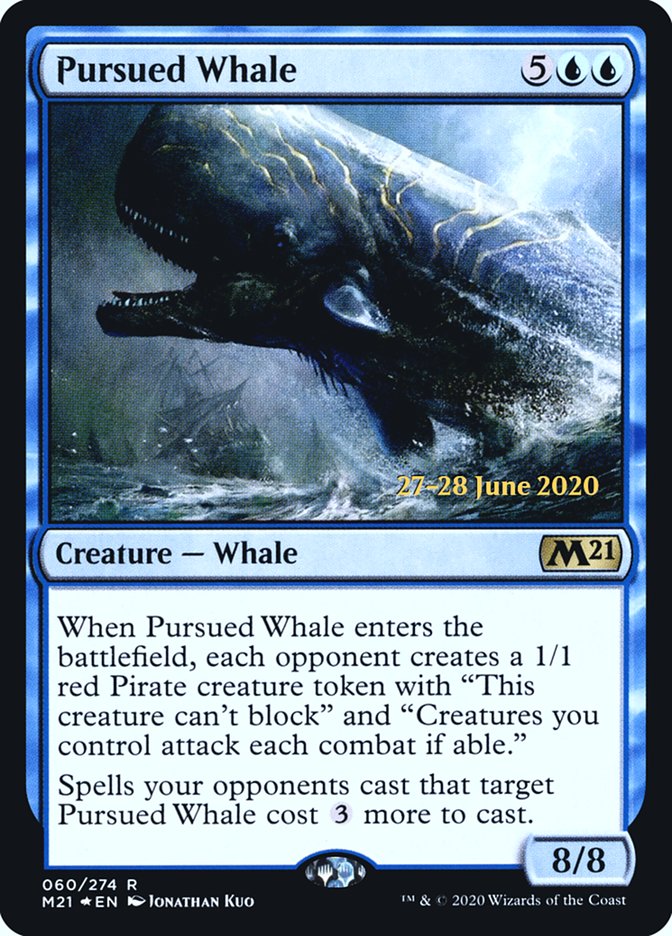 Pursued Whale [Core Set 2021 Prerelease Promos] | Anubis Games and Hobby