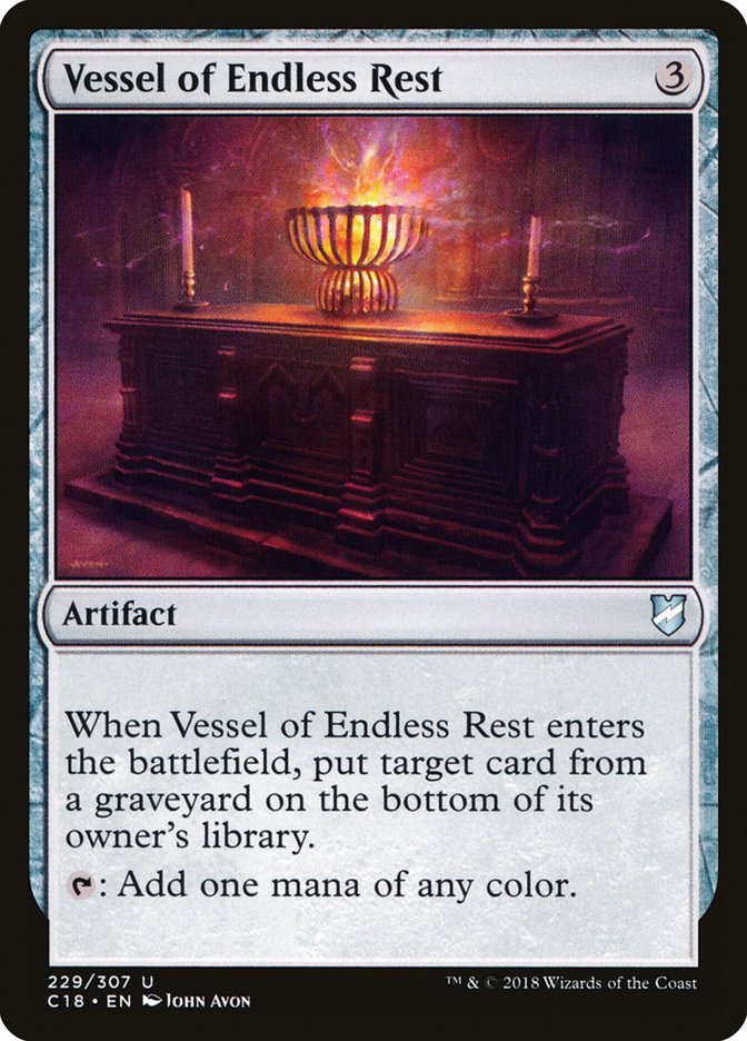 Vessel of Endless Rest [Commander 2018] | Anubis Games and Hobby
