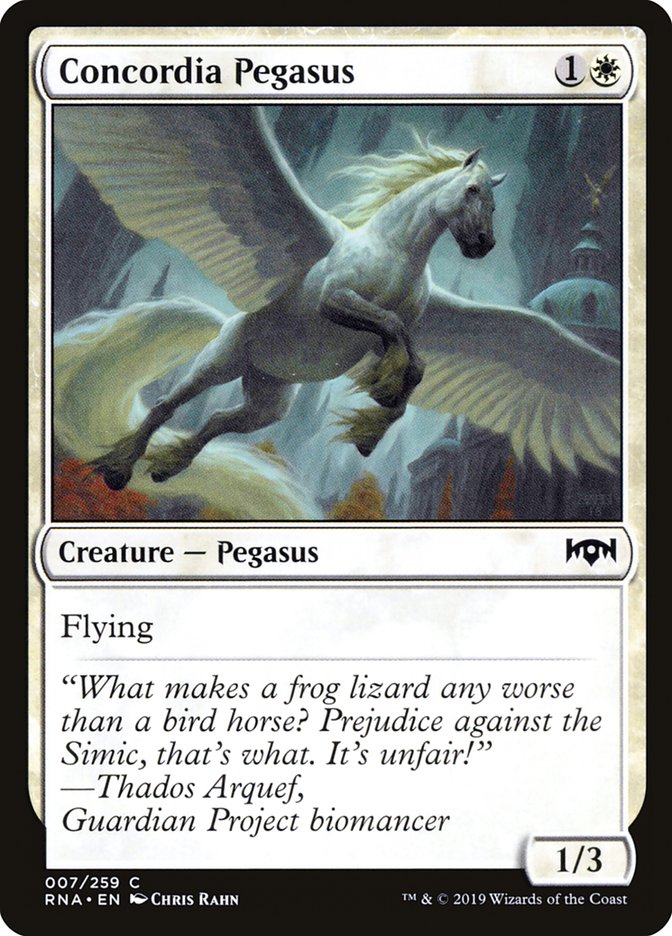 Concordia Pegasus [Ravnica Allegiance] | Anubis Games and Hobby
