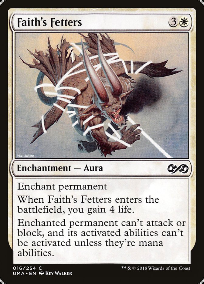 Faith's Fetters [Ultimate Masters] | Anubis Games and Hobby