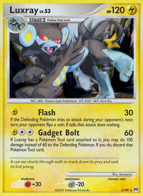 Luxray (5/99) [Platinum: Arceus] | Anubis Games and Hobby