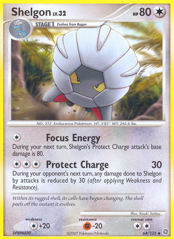 Shelgon (64/132) [Diamond & Pearl: Secret Wonders] | Anubis Games and Hobby