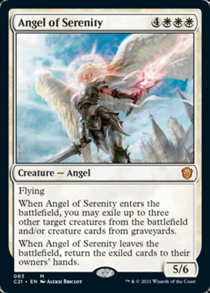 Angel of Serenity [Commander 2021] | Anubis Games and Hobby