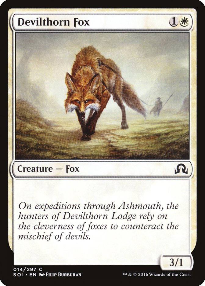 Devilthorn Fox [Shadows over Innistrad] | Anubis Games and Hobby