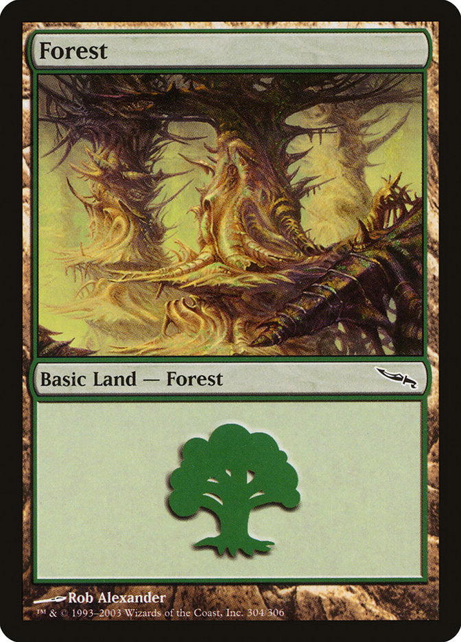 Forest (304) [Mirrodin] | Anubis Games and Hobby