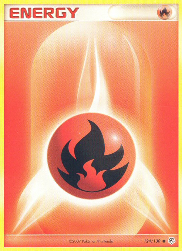 Fire Energy (124/130) [Diamond & Pearl: Base Set] | Anubis Games and Hobby