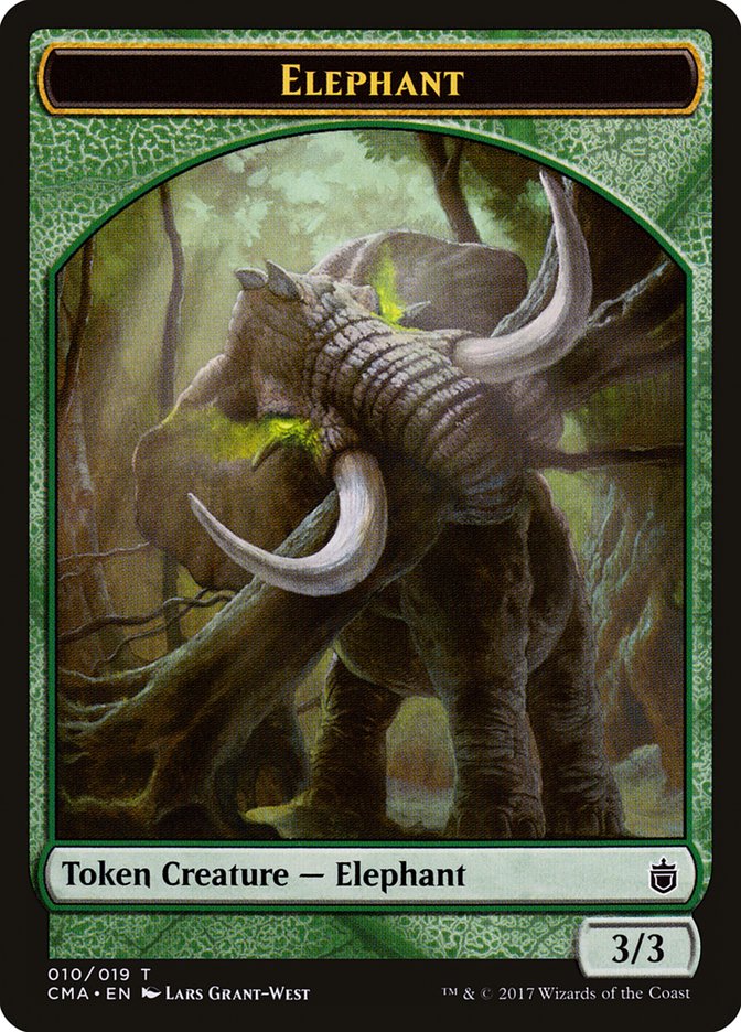 Elephant Token [Commander Anthology Tokens] | Anubis Games and Hobby