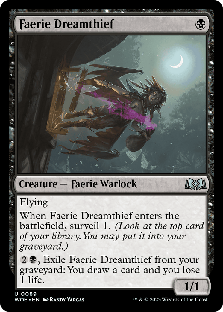 Faerie Dreamthief [Wilds of Eldraine] | Anubis Games and Hobby