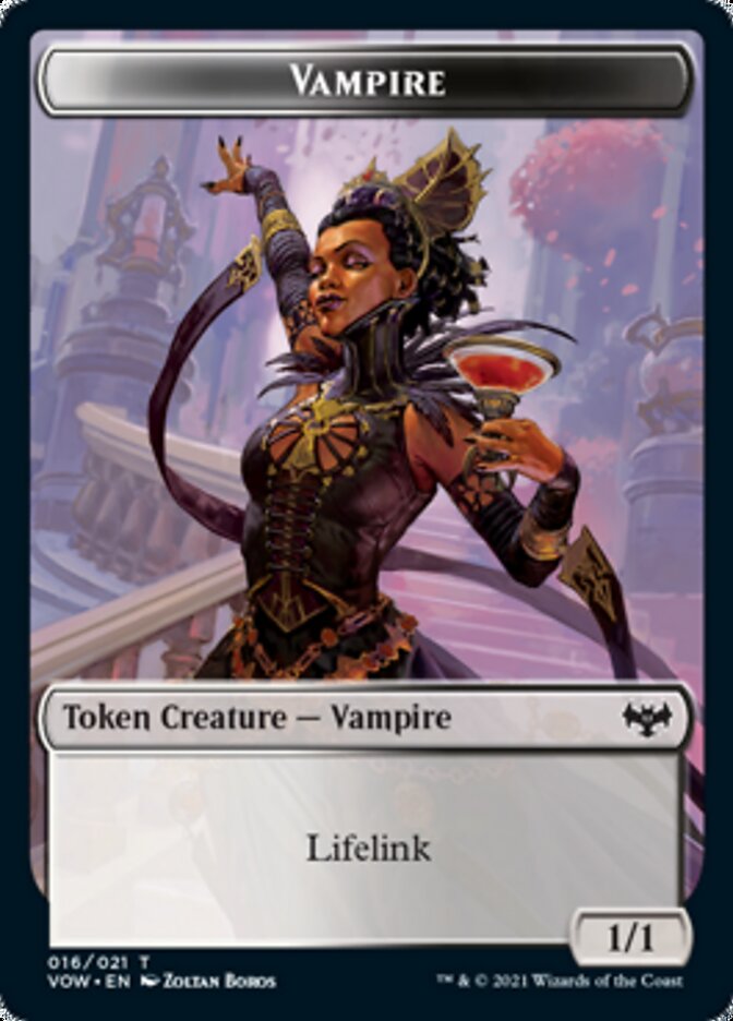 Vampire Token (016) [Innistrad: Crimson Vow Tokens] | Anubis Games and Hobby