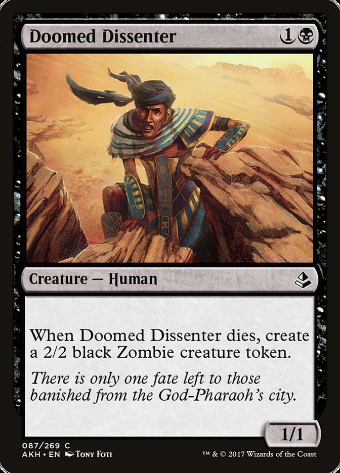 Doomed Dissenter [Amonkhet] | Anubis Games and Hobby