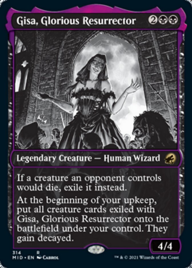 Gisa, Glorious Resurrector (Showcase Eternal Night) [Innistrad: Midnight Hunt] | Anubis Games and Hobby