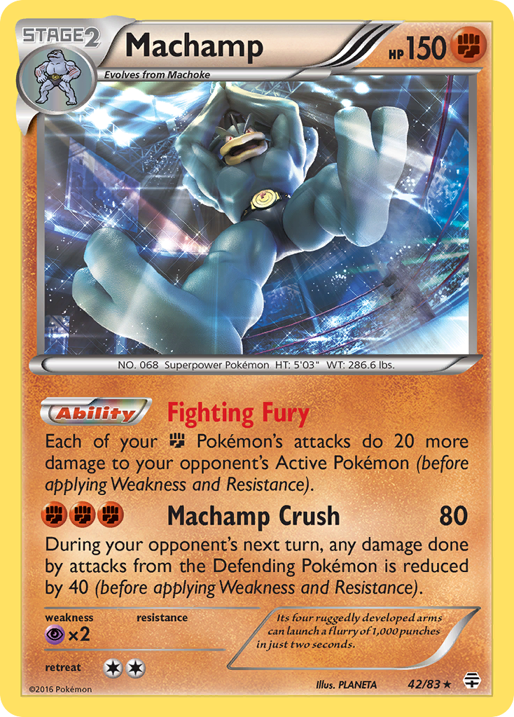 Machamp (42/83) [XY: Generations] | Anubis Games and Hobby