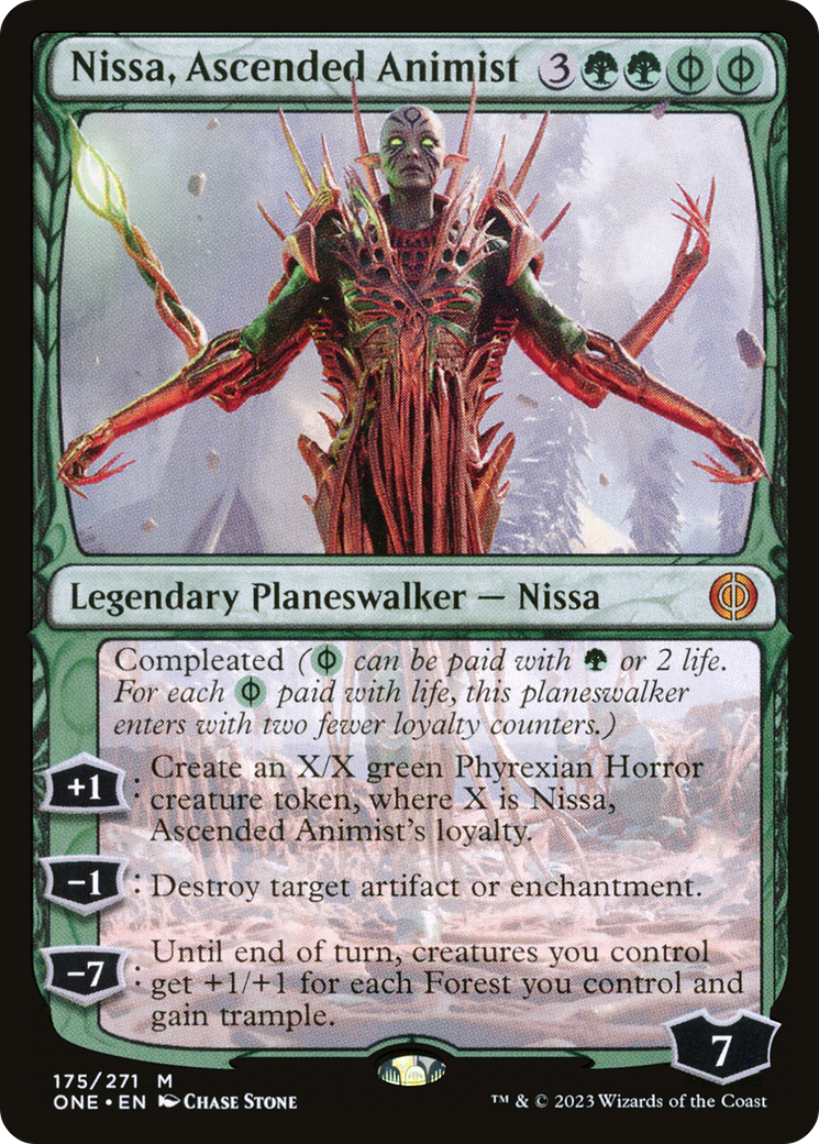 Nissa, Ascended Animist [Phyrexia: All Will Be One] | Anubis Games and Hobby