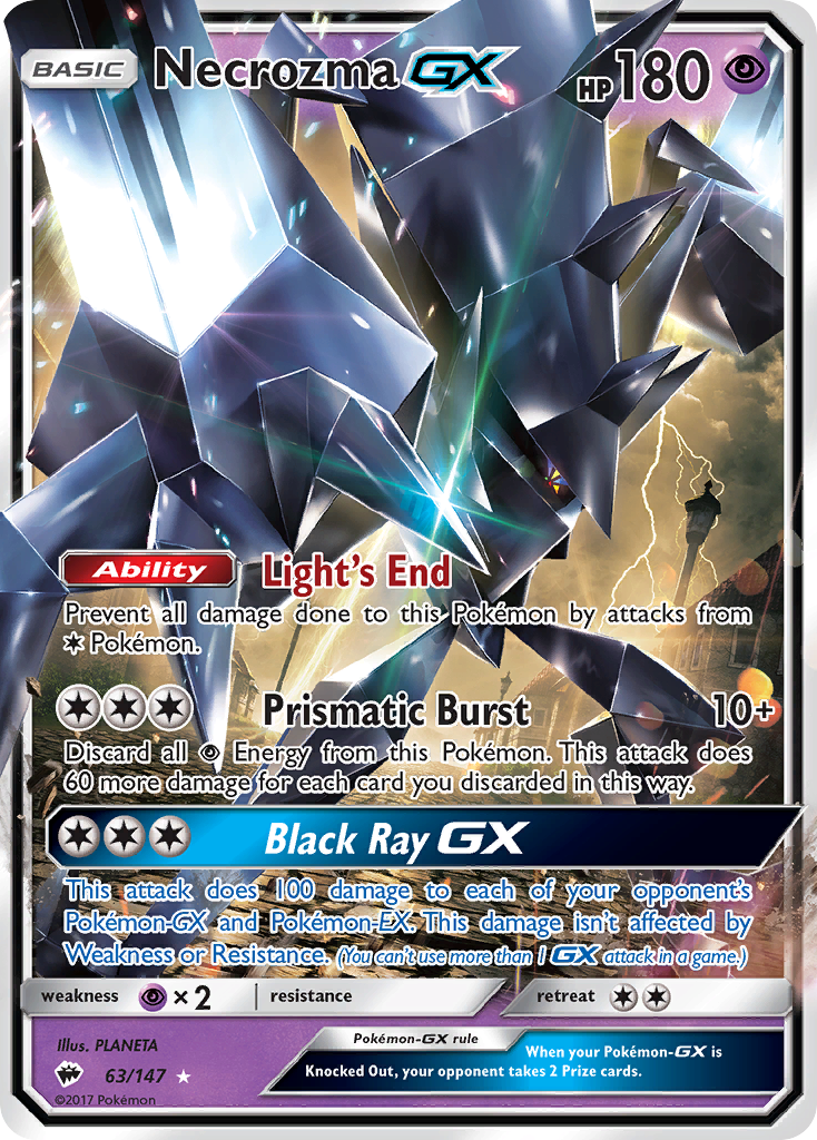 Necrozma GX (63/147) [Sun & Moon: Burning Shadows] | Anubis Games and Hobby