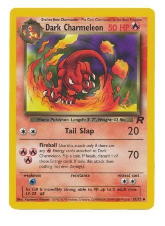 Dark Charmeleon (32/82) (W Stamped Promo) [Team Rocket Unlimited] | Anubis Games and Hobby