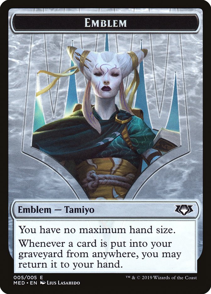 Tamiyo, the Moon Sage Emblem [Mythic Edition Tokens] | Anubis Games and Hobby