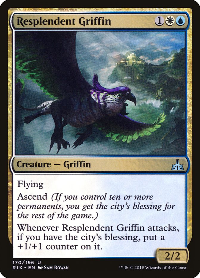 Resplendent Griffin [Rivals of Ixalan] | Anubis Games and Hobby