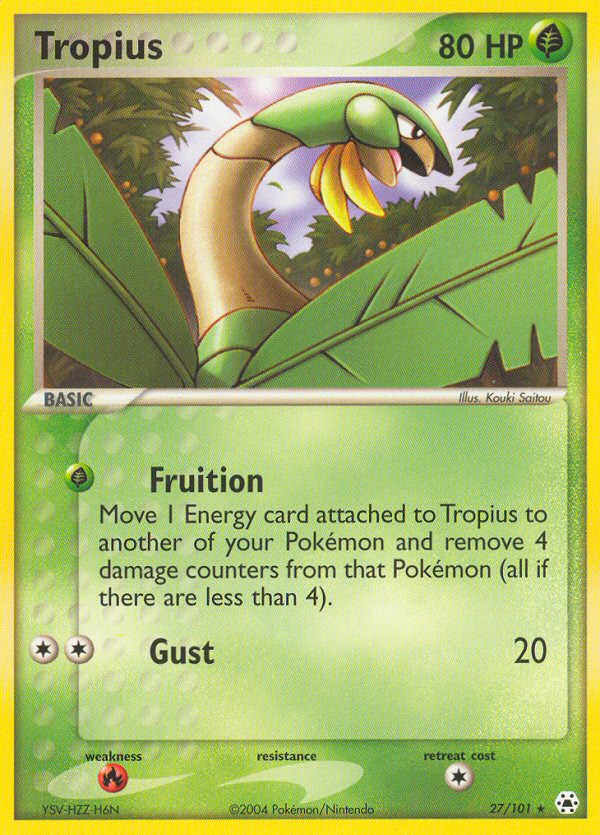 Tropius (27/101) [EX: Hidden Legends] | Anubis Games and Hobby