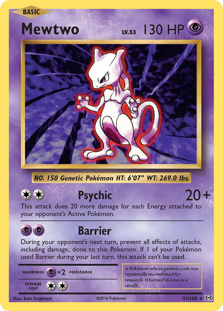Mewtwo (51/108) [XY: Evolutions] | Anubis Games and Hobby