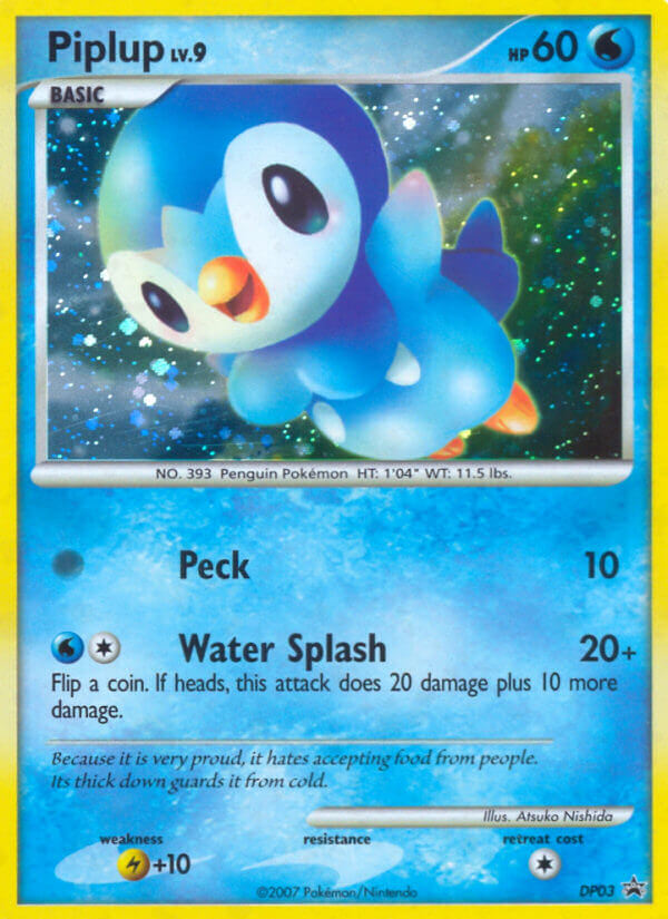 Piplup (DP03) [Diamond & Pearl: Black Star Promos] | Anubis Games and Hobby