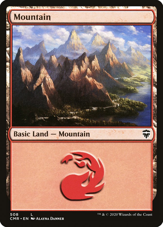 Mountain (508) [Commander Legends] | Anubis Games and Hobby