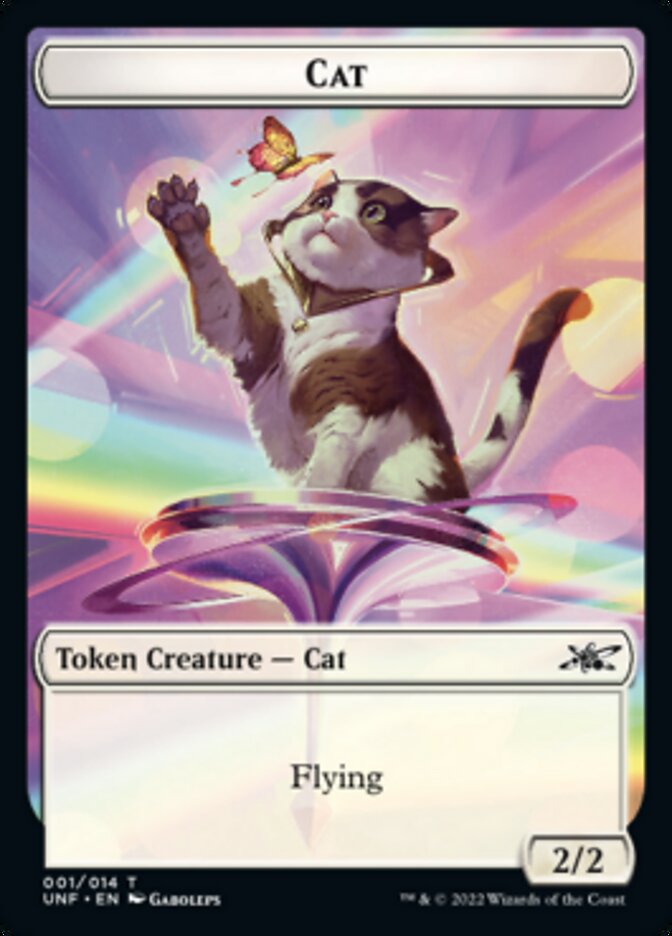 Cat Token [Unfinity Tokens] | Anubis Games and Hobby